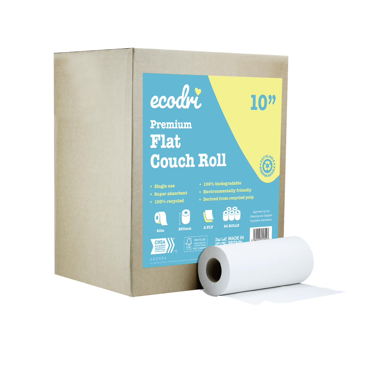 Premium Flat Couch Roll 10"