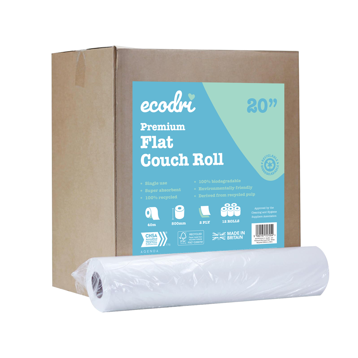 Premium Flat Couch Roll 20"